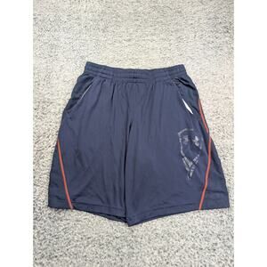 Under Armour Shorts Men Large Blue Sweat Mesh Athleisure Gym Basketball Training